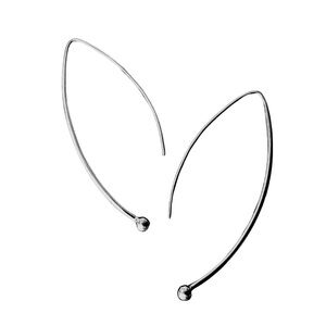 *Silpada brand* Signature 3” silver spike Earrings